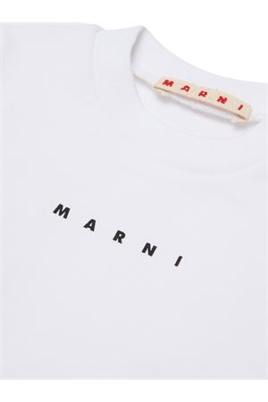 felpa in cotone bianco MARNI KIDS | M01531M00V00M100